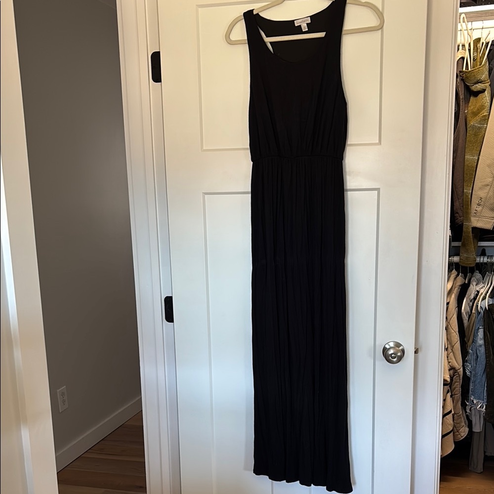 Mossimo Supply Co Black Sleeveless Halter Sheath Maxi Dress for Cocktail